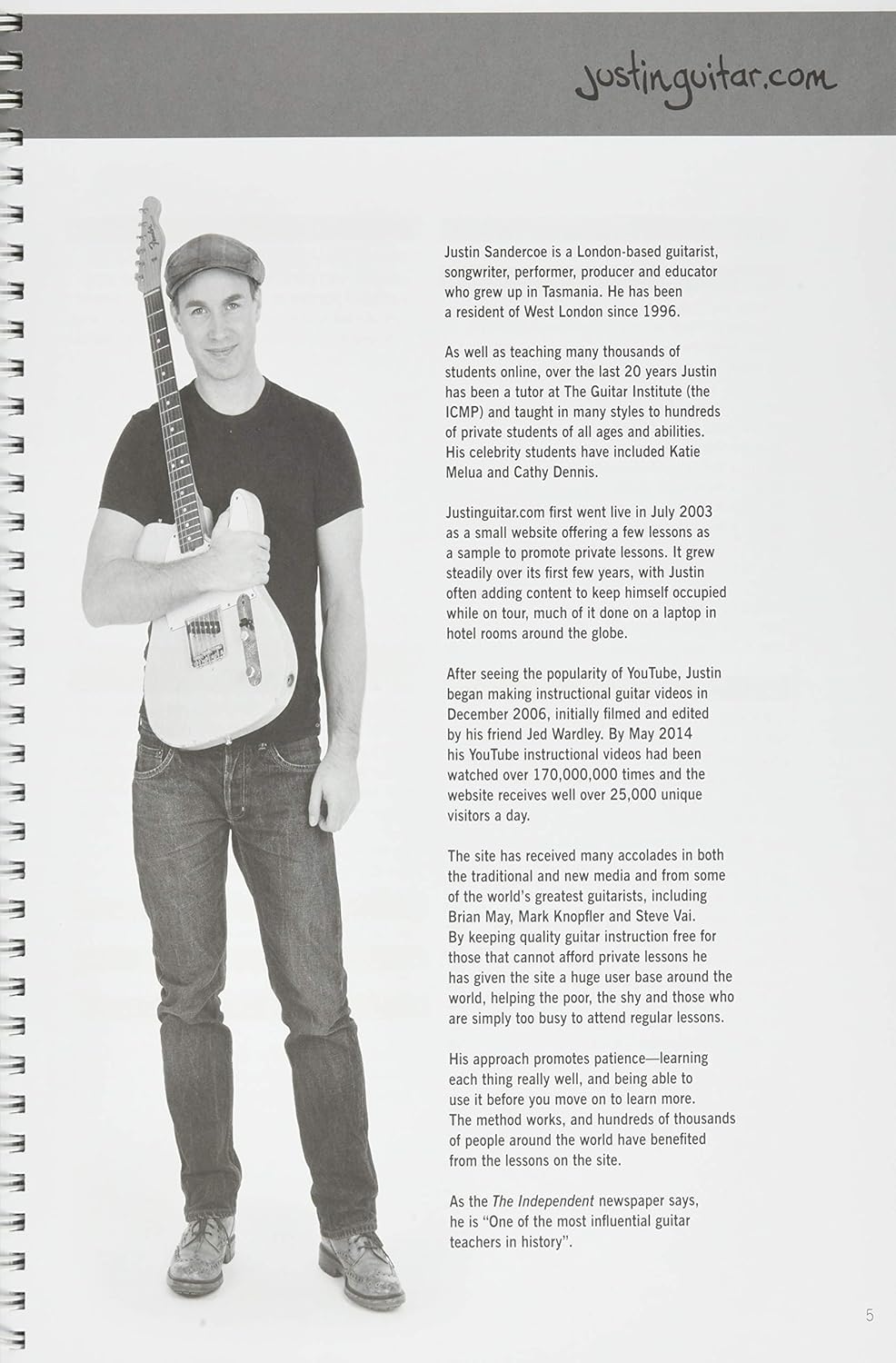 Justinguitar.Com - Intermediate Course Book and CD