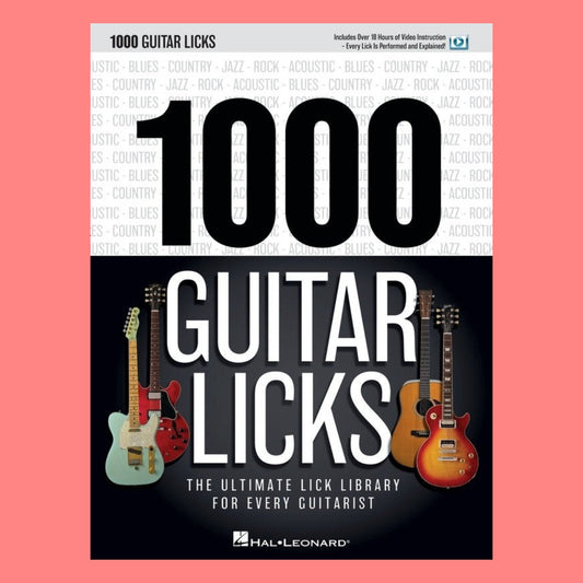 1000 Guitar Licks: Tab Book with Online Audio