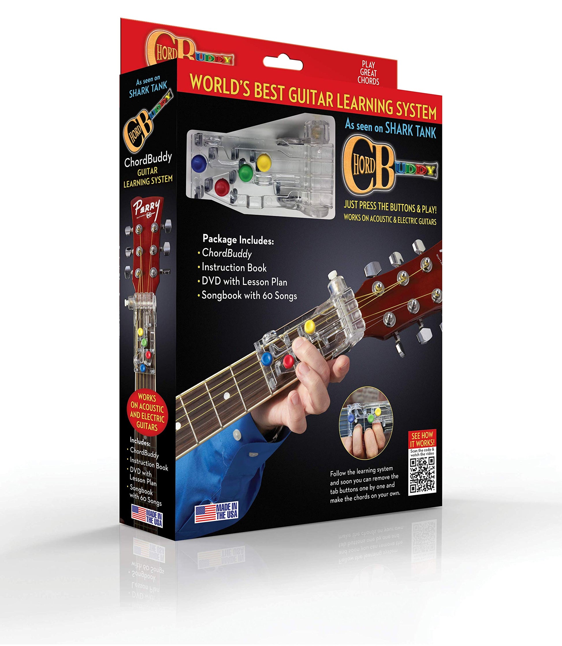 Chordbuddy Learning System - Revised Edition Book/Dvd/Device Guitar & Folk