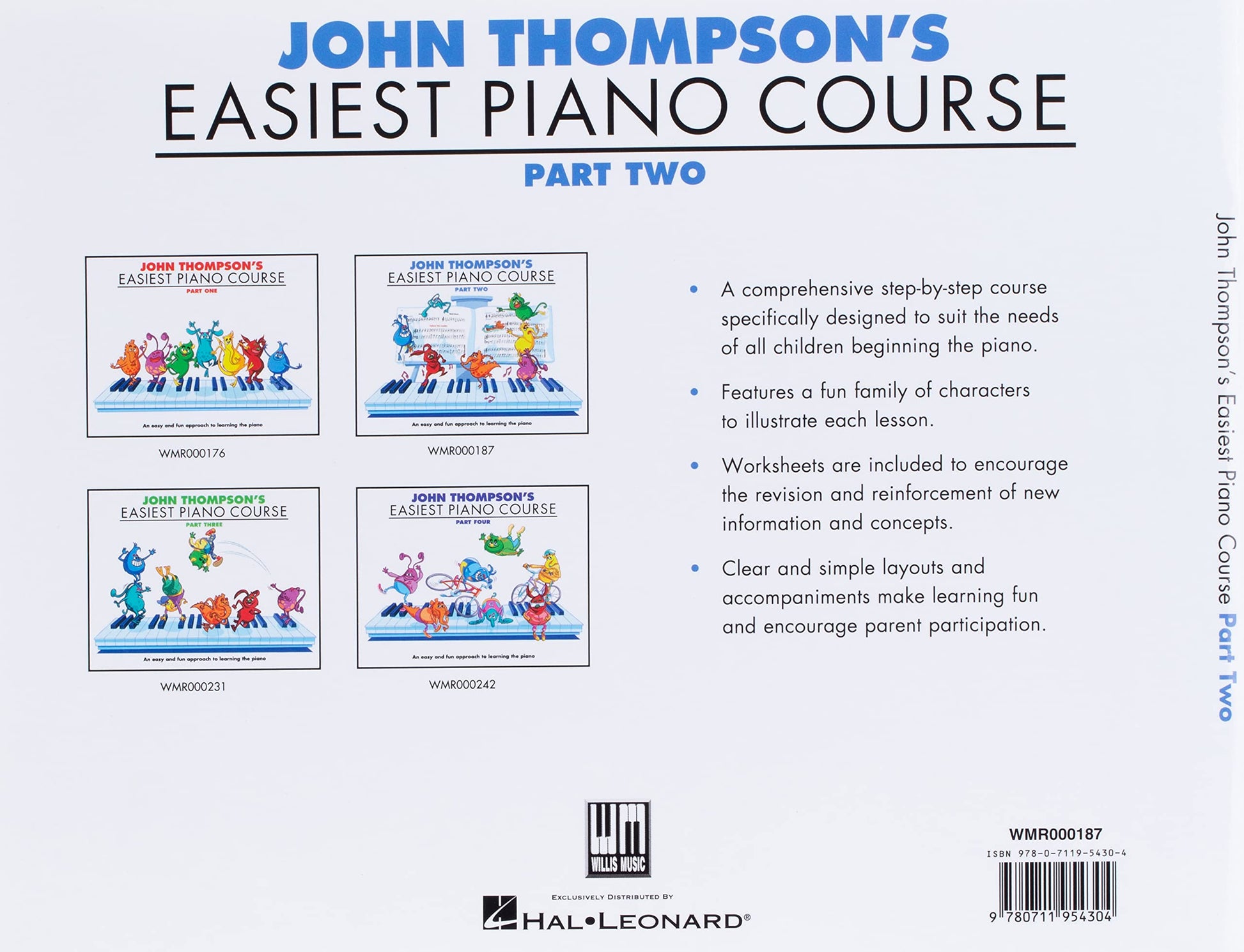 John Thompsons Easiest Piano Course - Part 2 Book Revised Edition & Keyboard