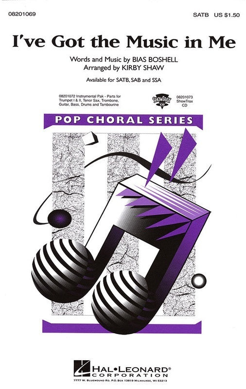 Ive Got The Music In Me Ssa/Piano (Min 10) (Pod)