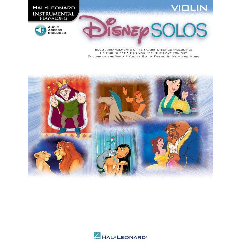 DISNEY SOLOS VIOLIN BK/OLA - Music2u