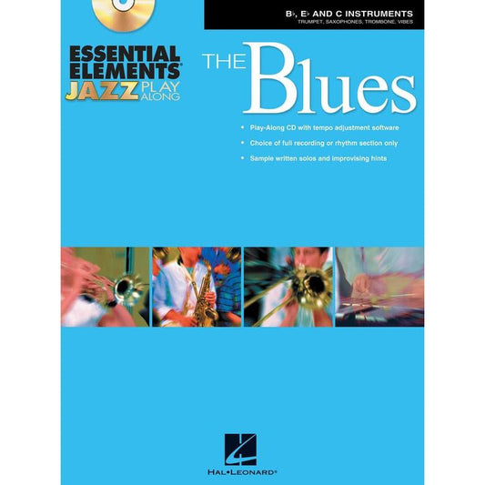 Essential Elements Blues Jazz Play Along Bb Eb & C Instruments Book/Cd