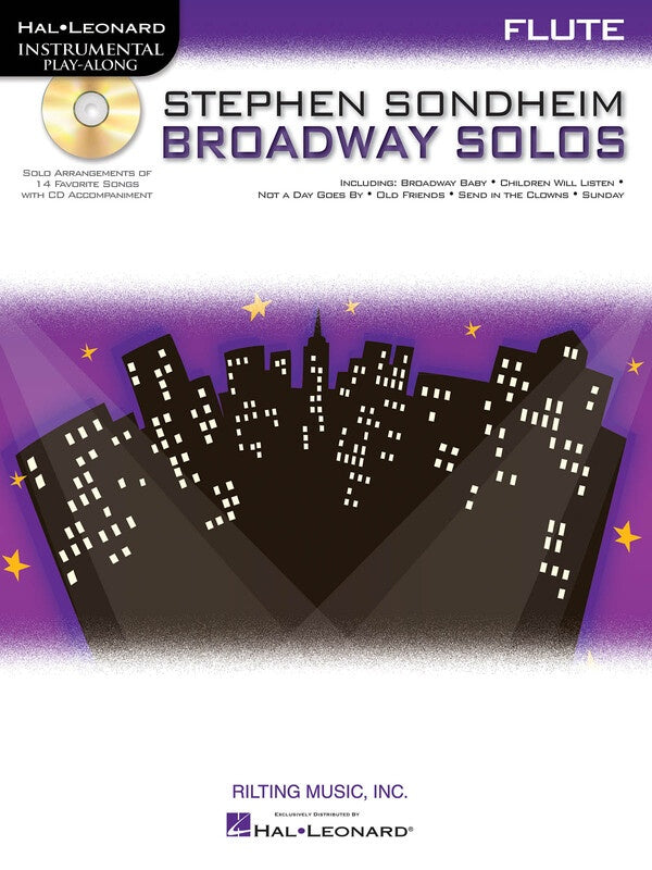 Stephen Sondheim Broadway Solos Bk/Cd Flute