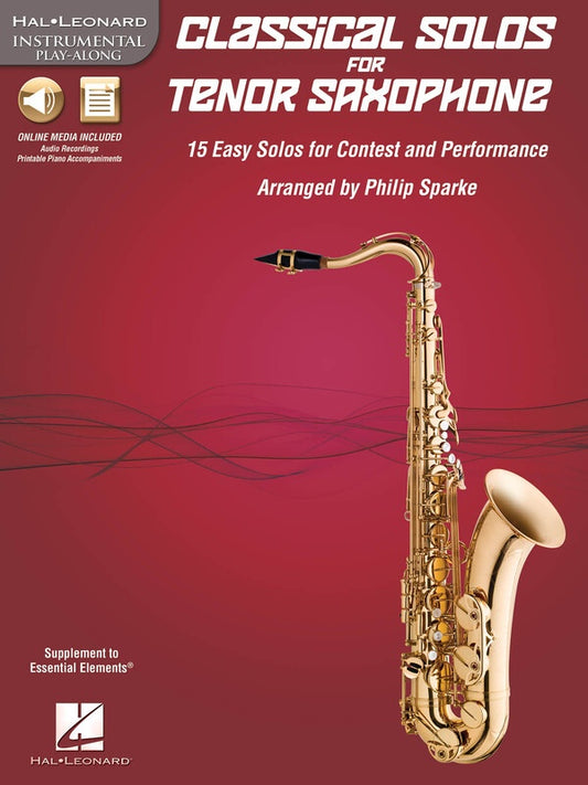 Classical Solos For Tenor Saxophone Bk/Cdrom