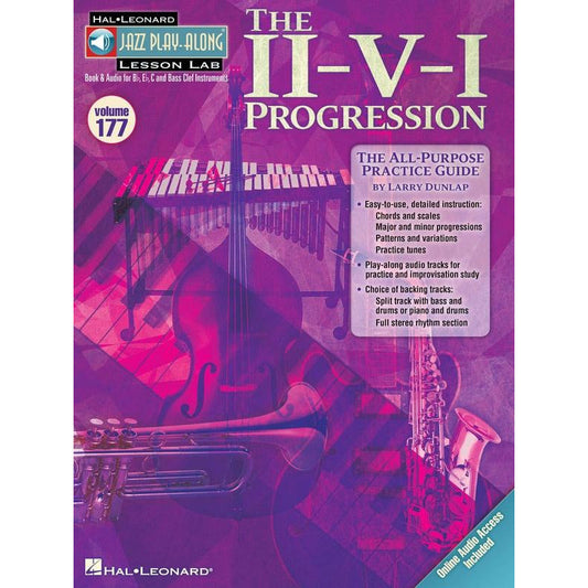 Hal Leonard - The II-V-I Progression Jazz Play Along Volume 177 Book/Ola