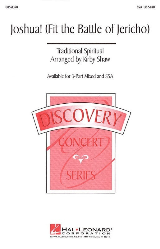 Joshua Fit The Battle Of Jericho 2Pt