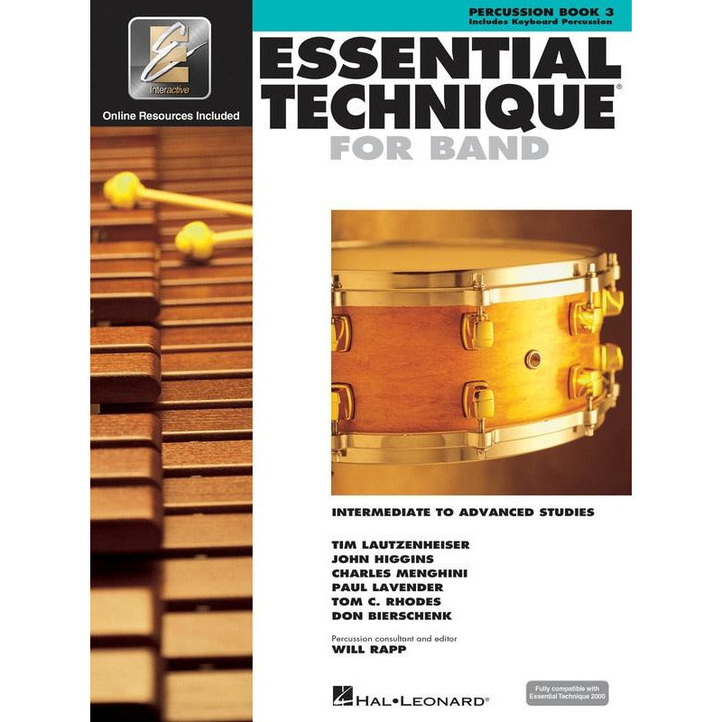 ESSENTIAL TECHNIQUE FOR BAND BK3 PERCUSSION EEI - Music2u
