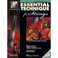 ESSENTIAL TECHNIQUE FOR STRINGS BK3 TEACHERS BK/ EEI - Music2u