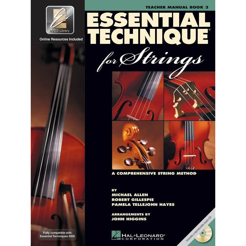 ESSENTIAL TECHNIQUE FOR STRINGS BK3 TEACHERS BK/ EEI - Music2u