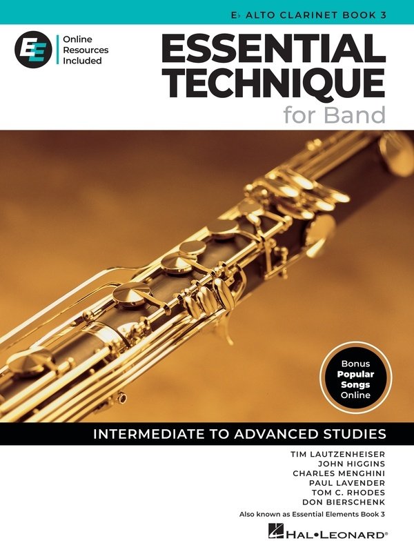 Essential Technique For Band Alto Clarinet Bk 3 Bk/Olm Eei