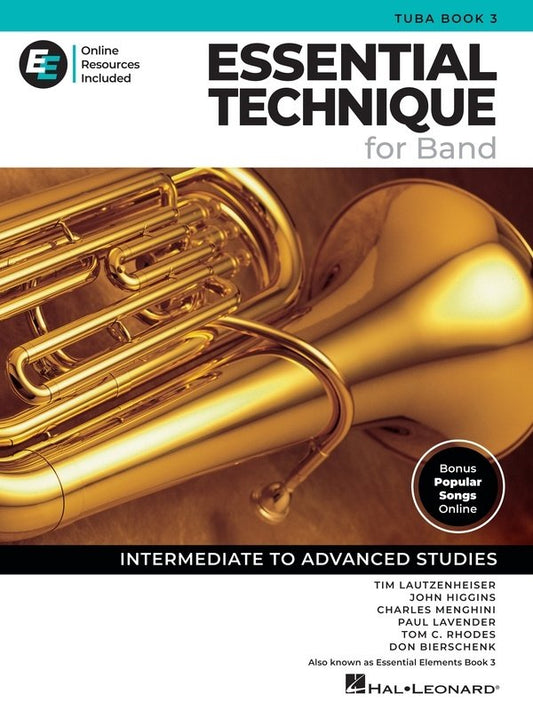 Essential Technique For Band Tuba Bk 3 Bk/Olm Eei