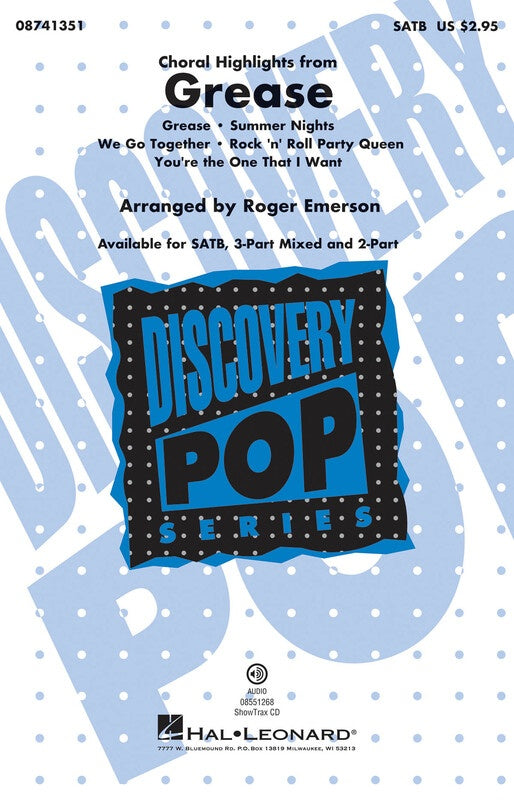 Grease (Choral Highlights) Satb