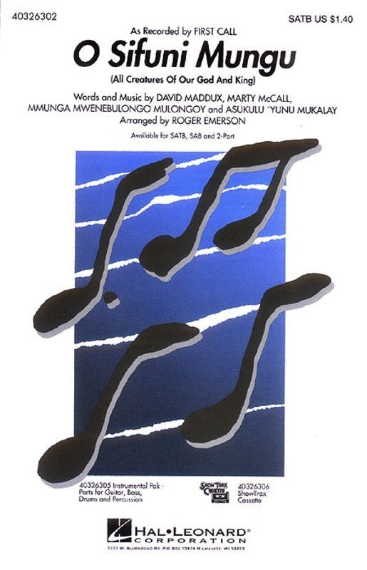 O Sifuni Mungu - SSAA Vocal Sheet Music
