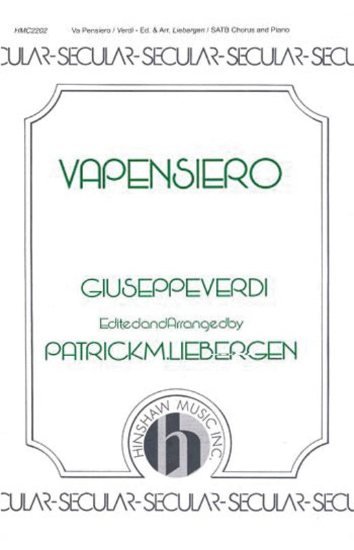 Va Pensiero SATB (Pod) Vocal Sheet Music