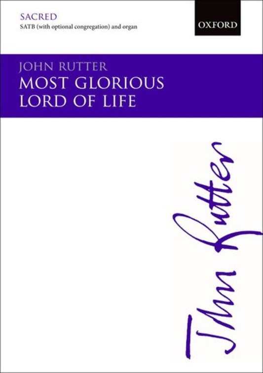 Most Glorious Lord Of Life SATB Vocal Sheet Music