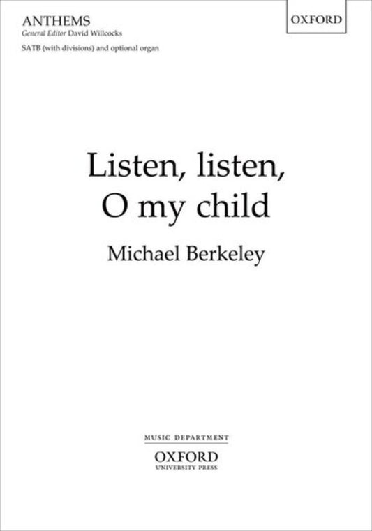Listen Listen O My Child SATB Vocal Sheet Music