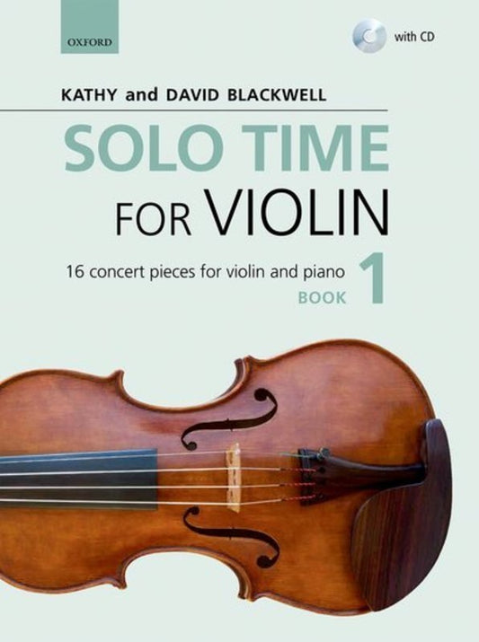 Solo Time For Violin Bk 1 Bk/Cd
