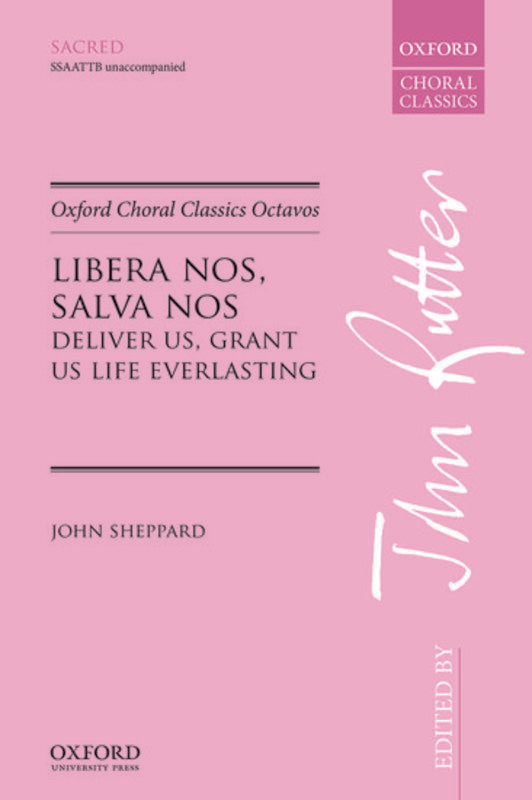 Libera Nos Salva Nos SSAATT Unaccompanied Vocal Sheet Music
