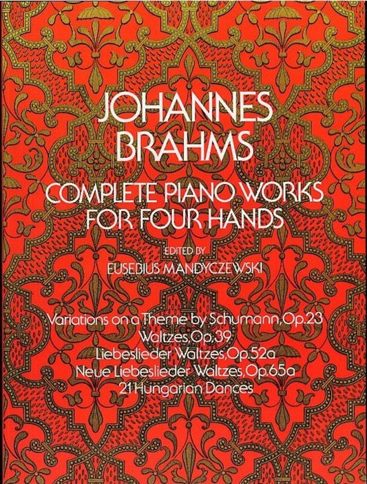 Brahms - Complete Piano Works For 4 Hands