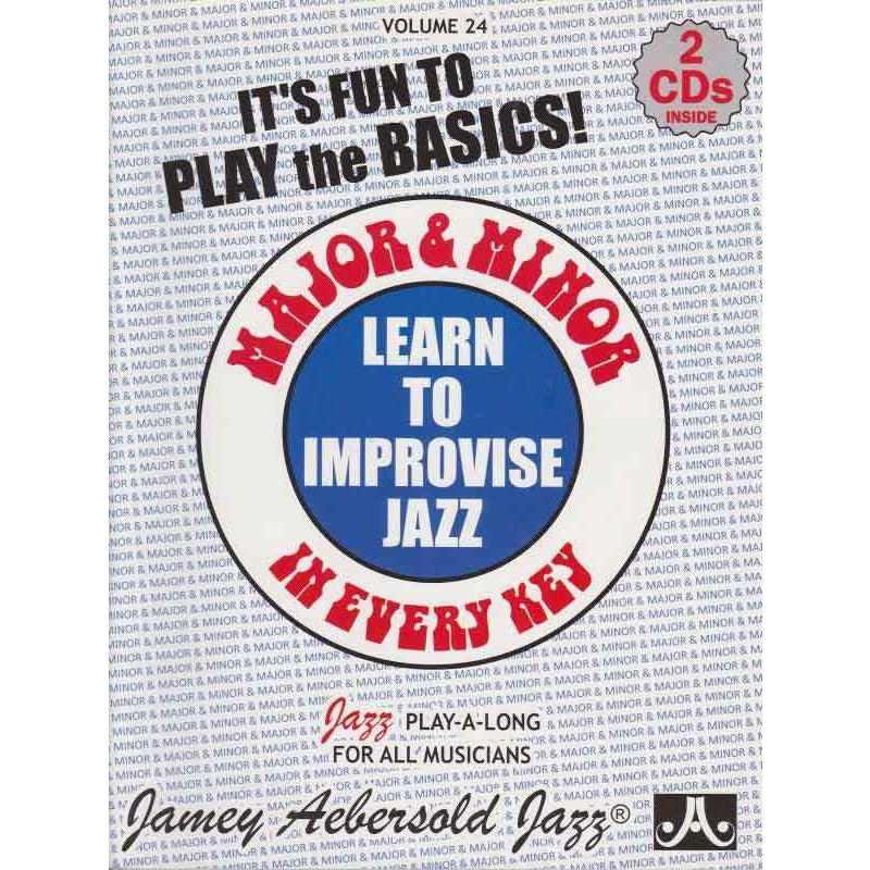 Major And Minor - Learn To Improvise Jazz in Every Key Volume 24 (Book/2Cds)