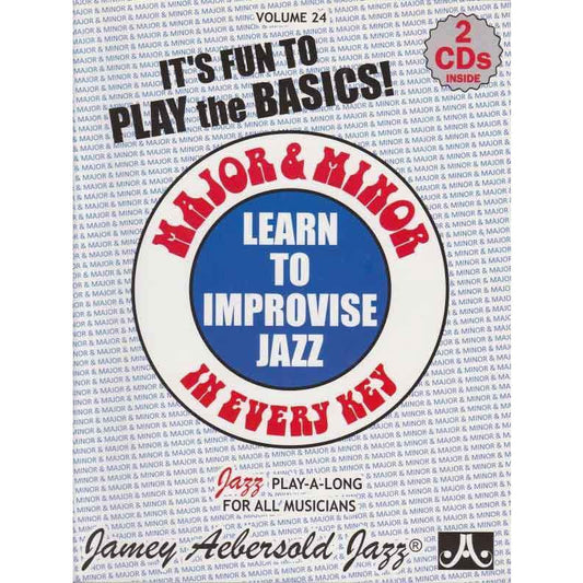 Major And Minor - Learn To Improvise Jazz in Every Key Volume 24 (Book/2Cds)
