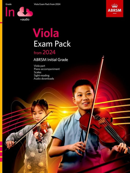 Viola Exam Pack From 2024 Initial Viola/Piano/Audio