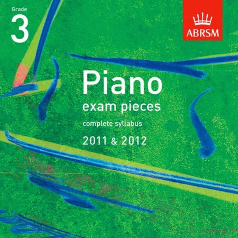 A B Pno Examination Pieces 2011-2012 Gr 3 Cd