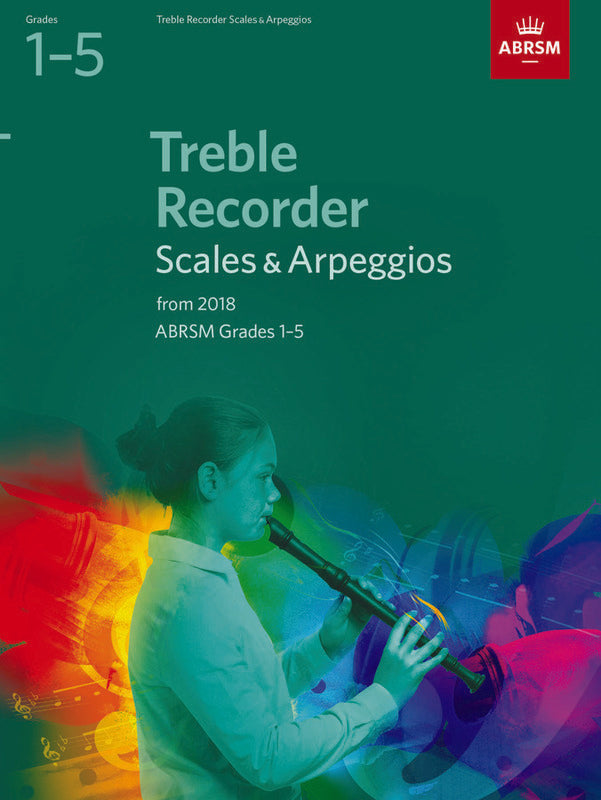 Abrsm Treble Recorder Scales & Arpeggios Gr 1-5 From 2018