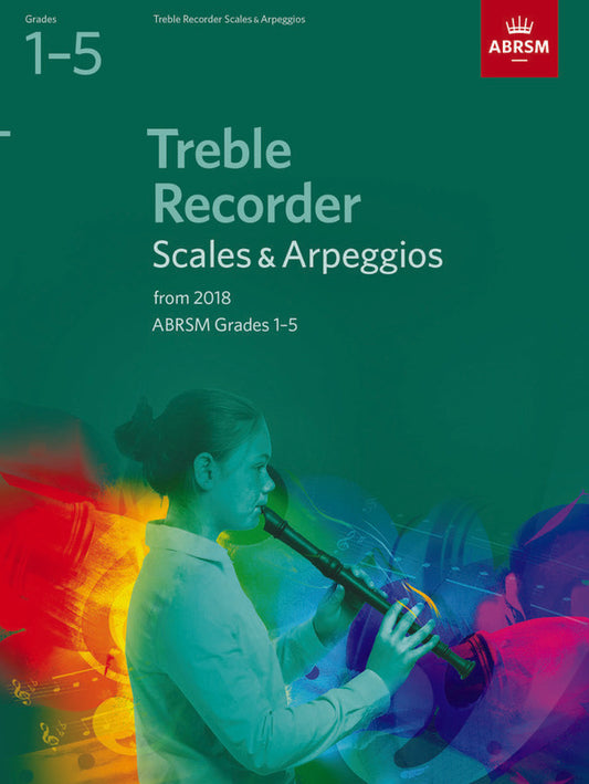 Abrsm Treble Recorder Scales & Arpeggios Gr 1-5 From 2018
