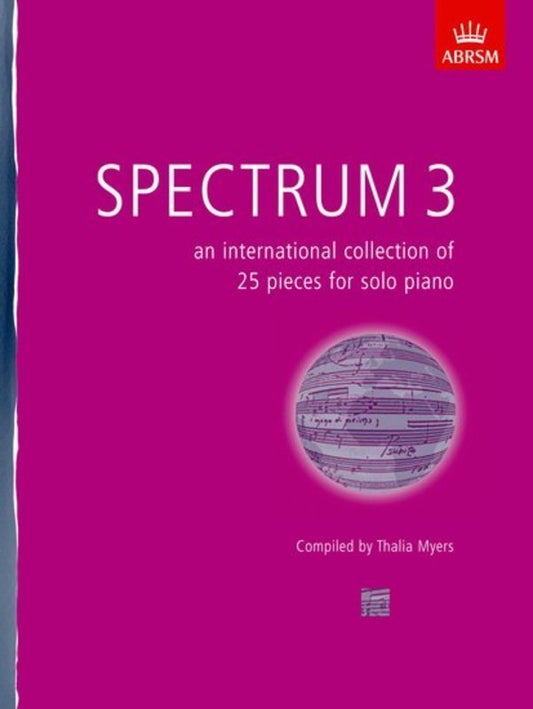 Spectrum 3 Pieces For Solo Piano 25 Book