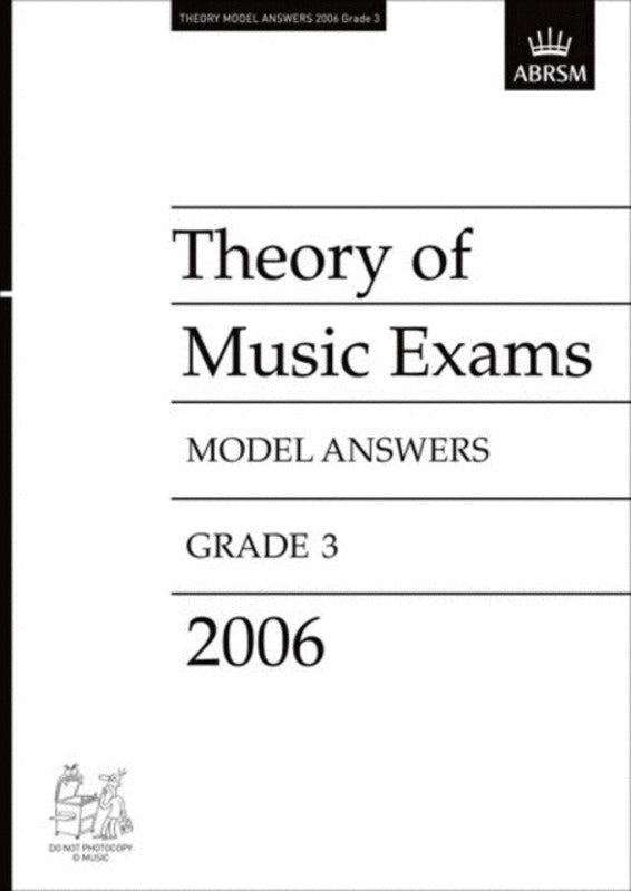A B Theory Of Music Answers Gr 3 2006
