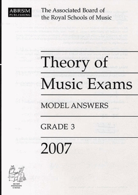 A B Theory Of Music Answers Gr 3 2007