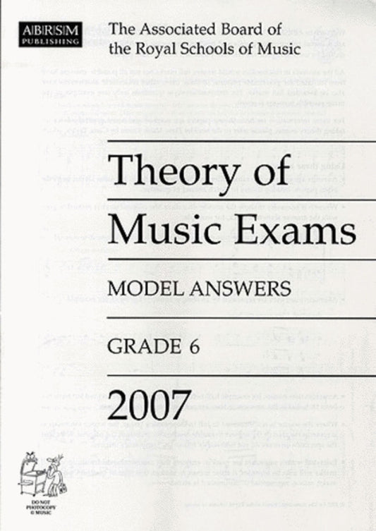 A B Theory Of Music Answers Gr 6 2007