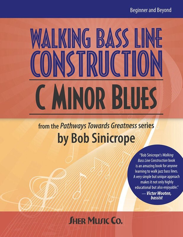 Walking Bass Line Construction C Minor Blues - Sher Music Co.