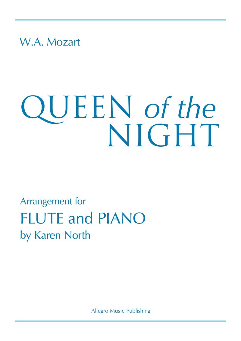 Mozart - Queen Of The Night For Flute And Piano Arr North - Allegro Publishing