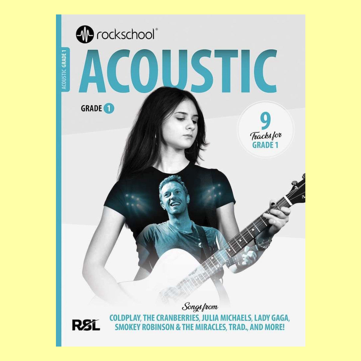 Rockschool Acoustic Guitar Grade 1 (2026) Book with Online Audio
