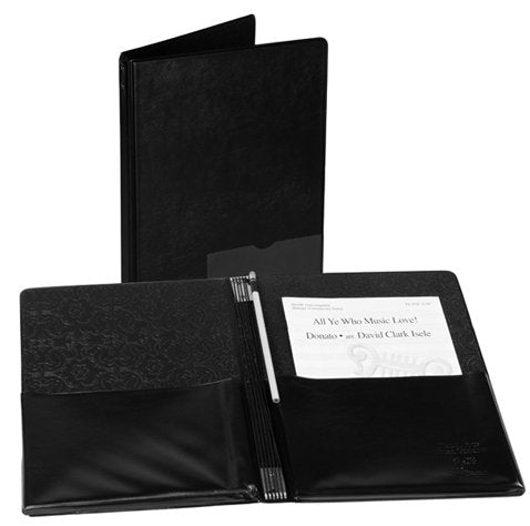 Folder - Deluxe Choral Concert (Black) - Neil A. Kjos Music Company
