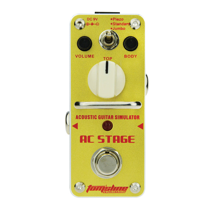 Toms Line AAS-3 AC Stage Acoustic Guitar Simulator Mini Pedal