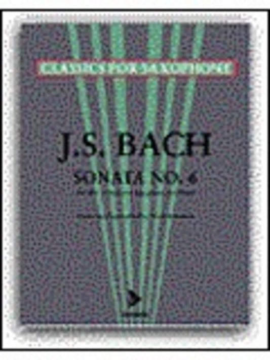 Bach - Sonata No 6 For Alto Or Baritone Sax/Piano