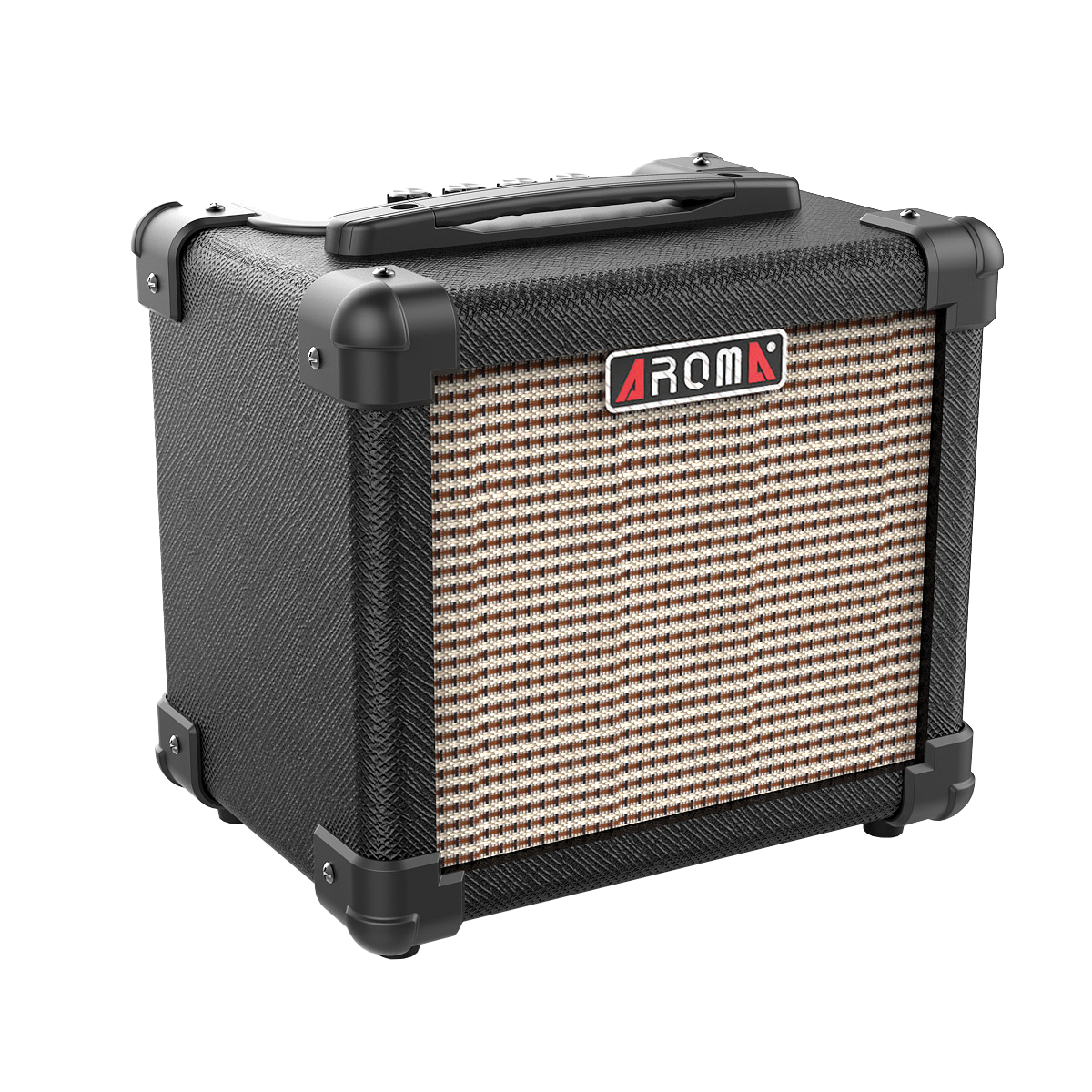 Aroma AG10BK Portable Electric Guitar Amplifier - Black