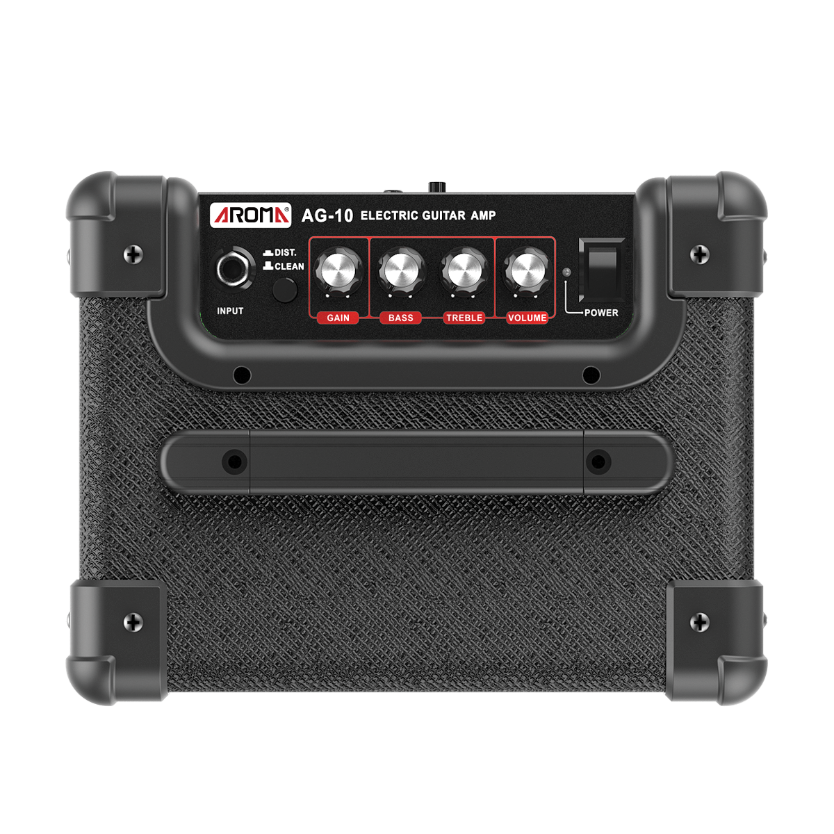 Aroma AG10BK Portable Electric Guitar Amplifier - Black