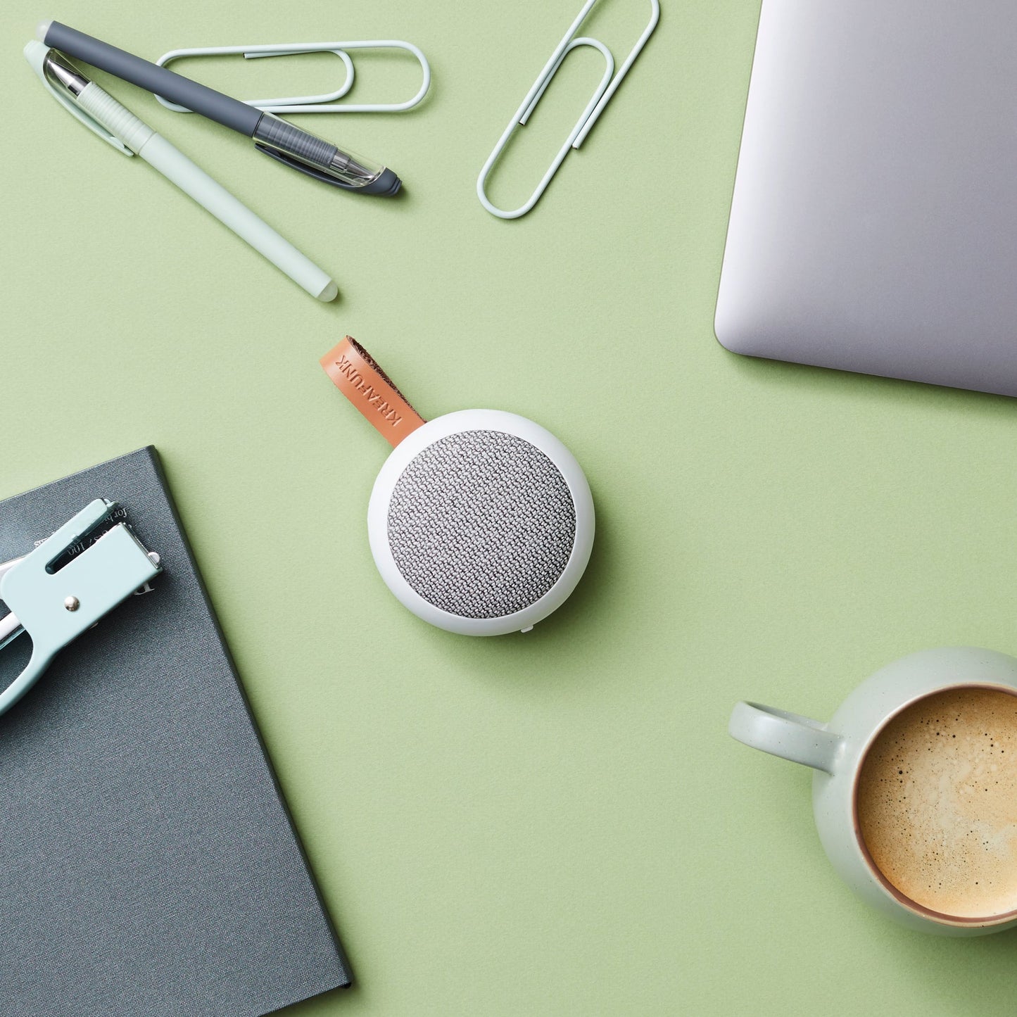 Kreafunk Ago 2 Fabric Bluetooth Speaker - White