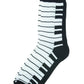 SOCKS KEYBOARD BLACK AND WHITE WOMENS