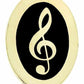 MINI PIN G CLEF OVAL