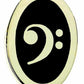 MINI PIN BASS CLEF OVAL