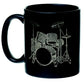 MUG 5PC DRUM SET BLACK AND SILVER