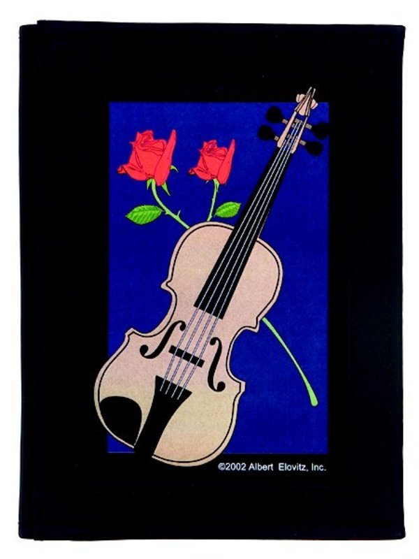 ADDRESS BOOK VIOLIN ROSE