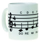 MUG MUSIC DESIGN SCALE WHITE