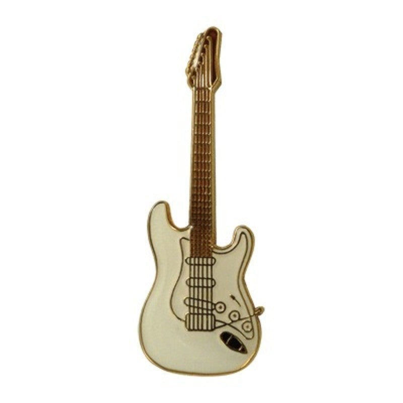 MINI PIN STRAT GUITAR WHITE